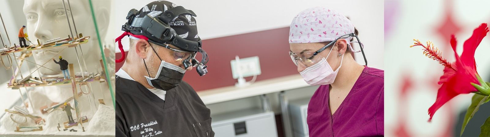 Dr. Sailer mit Assistenz im OP der DOC Praxisklinik im Wiley